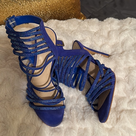 Vince Camuto dress shoe blue 71/2 - Picture 3 of 5